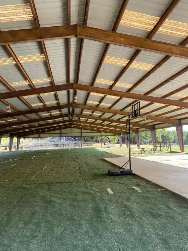 Covered Artificial Turf
